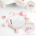 Bella Bunny Plush Playmat (Discount applied at checkout)
